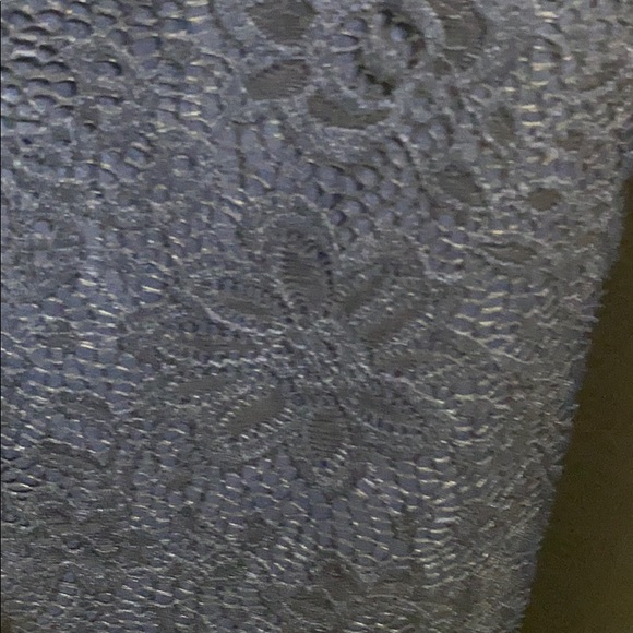 Apt. 9 Navy Blue Formal Sleeveless Lacey Blouse M - Picture 3 of 7